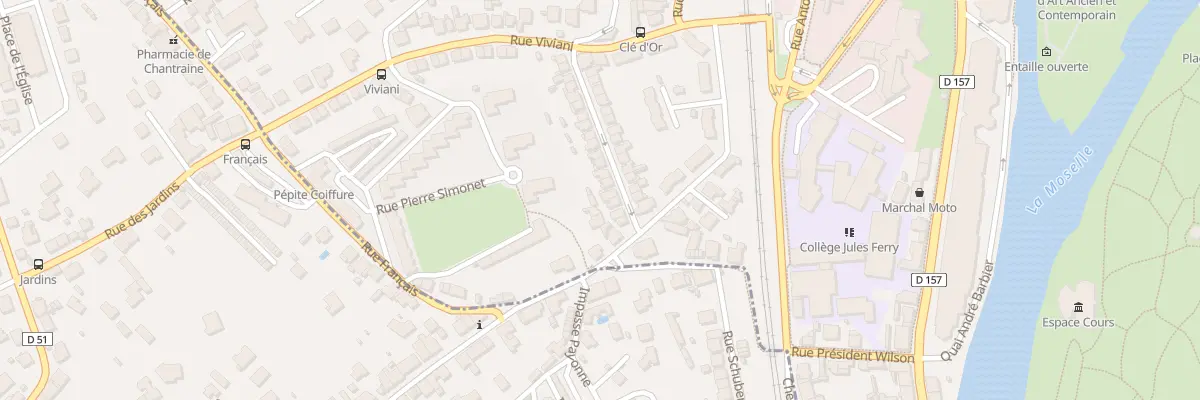Plan du 7 Rue de l’Epargne à Épinal