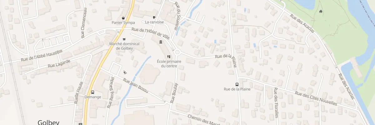Plan du 19 Rue Boulay à Golbey