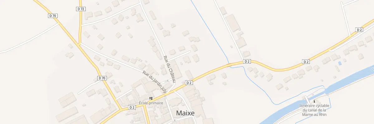 Plan du 2 Rue du Grand Verger à Maixe