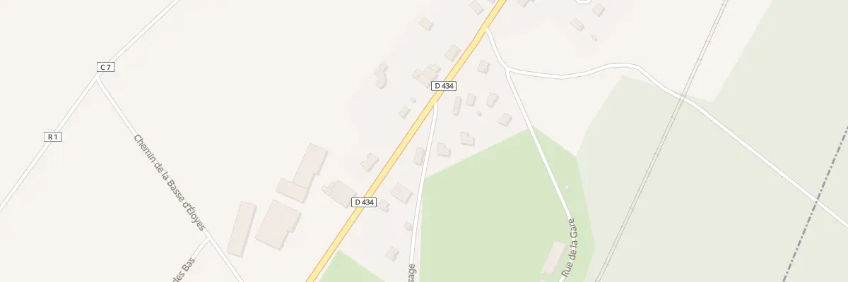 Plan du 943 Rue de la Voge à Dounoux