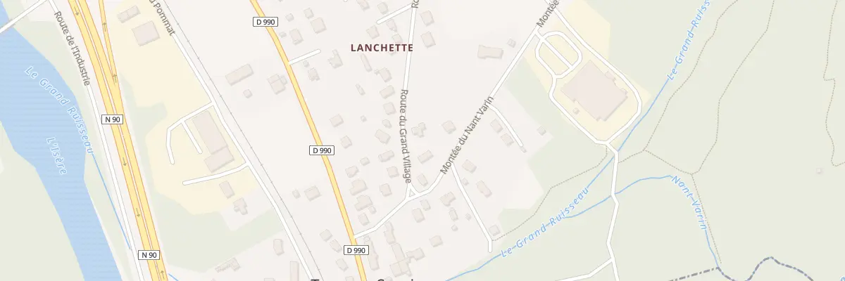 Plan du 1601 Rte du Grand Village à Tours-en-Savoie