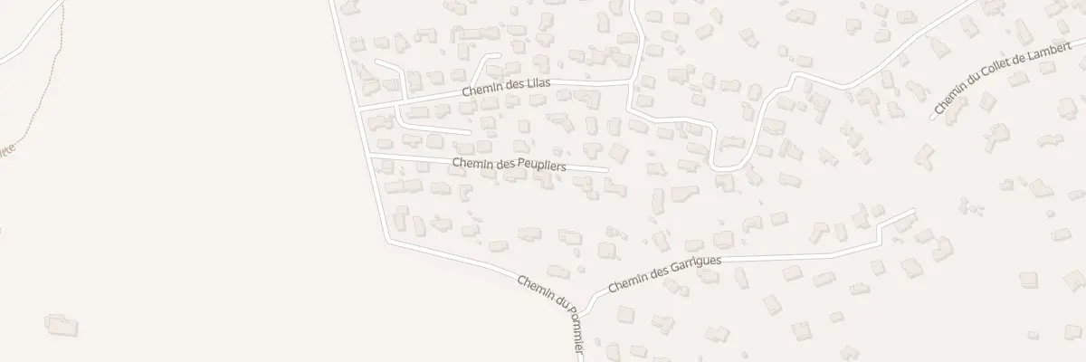Plan du 178 Che des Peupliers à Vidauban