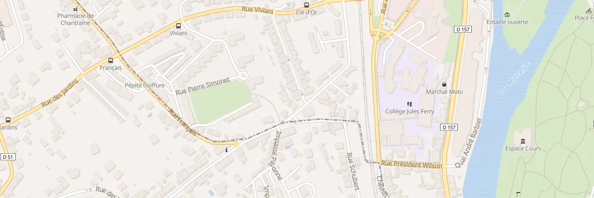 Plan du 1 Rue de l’Epargne à Épinal