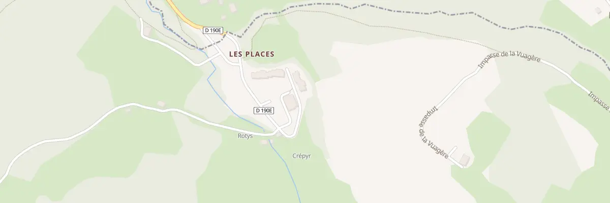 Plan du 262 Che des Places à Viuz-en-Sallaz
