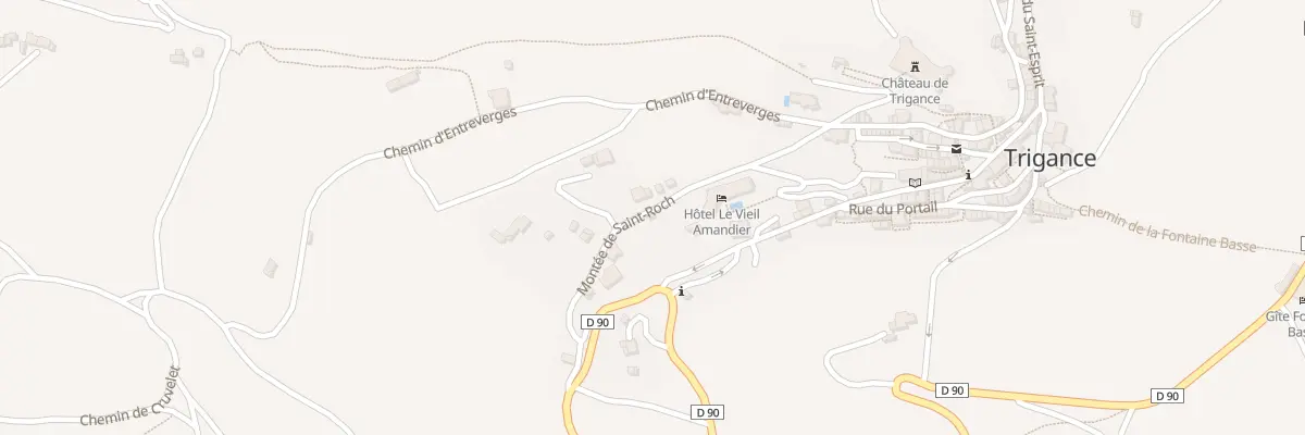 Plan du 5142 Le Village à Trigance