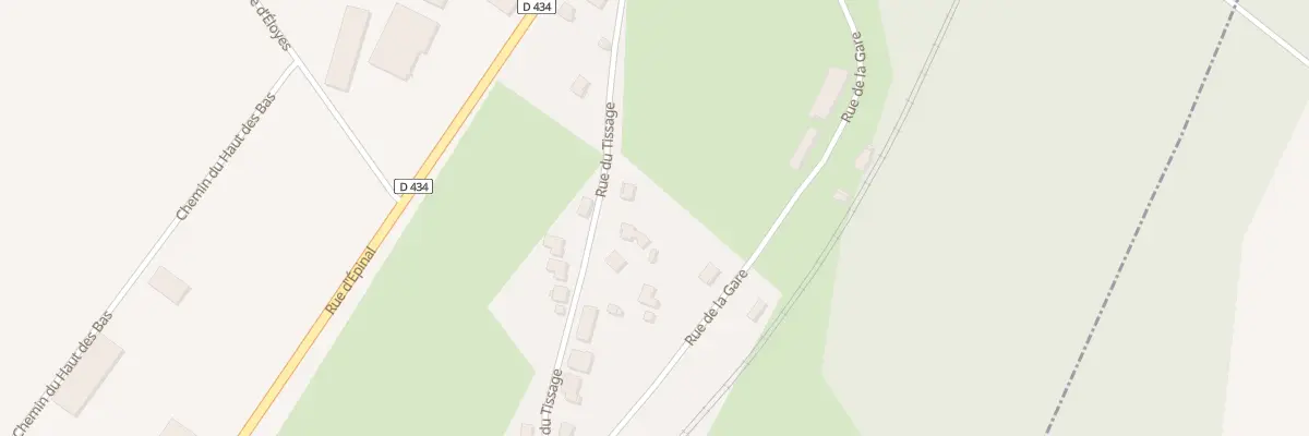 Plan du 237 Rue du Tissage à Dounoux