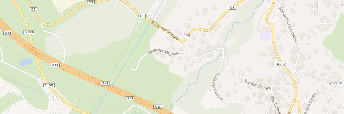 Plan du 431 Rte des Magnins à Saint-Martin-de-la-Porte