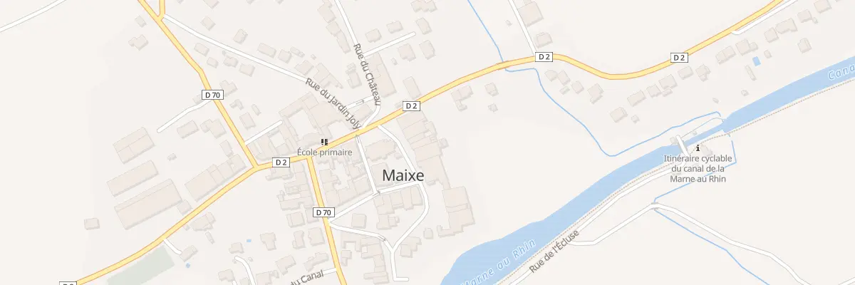 Plan du 7 Rue de Lorraine à Maixe