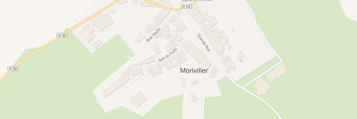 Plan du 1 Rue du Puits à Moriviller
