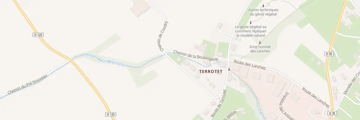 Plan du 162 Che de Coudry à Cervens