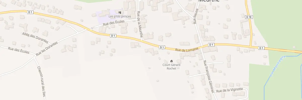 Plan du 23 Rue de Lorraine à Mont-sur-Meurthe
