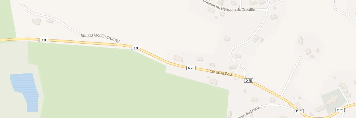 Plan du 5 Rue de la Paix à Abbenans