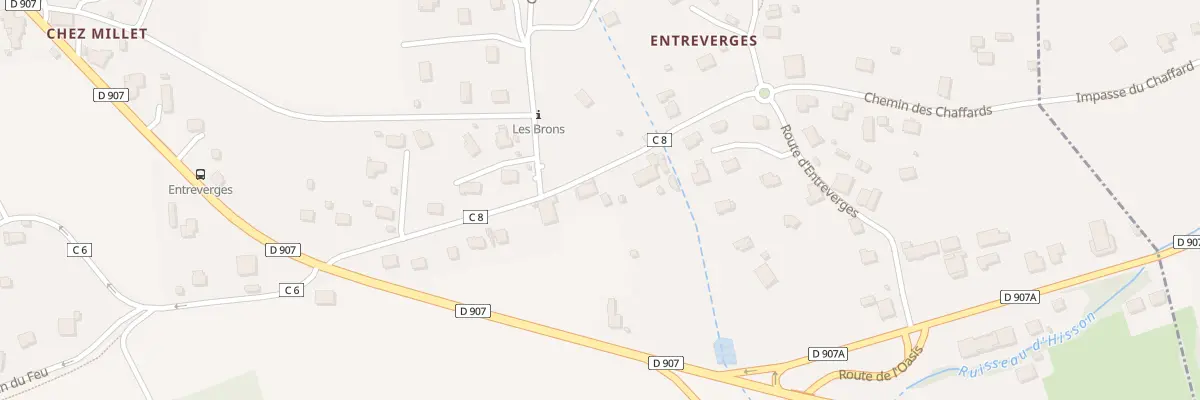 Plan du 244 Rte d’Entreverges à La Tour