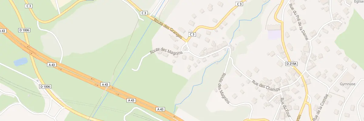 Plan du 411 Rte des Magnins à Saint-Martin-de-la-Porte