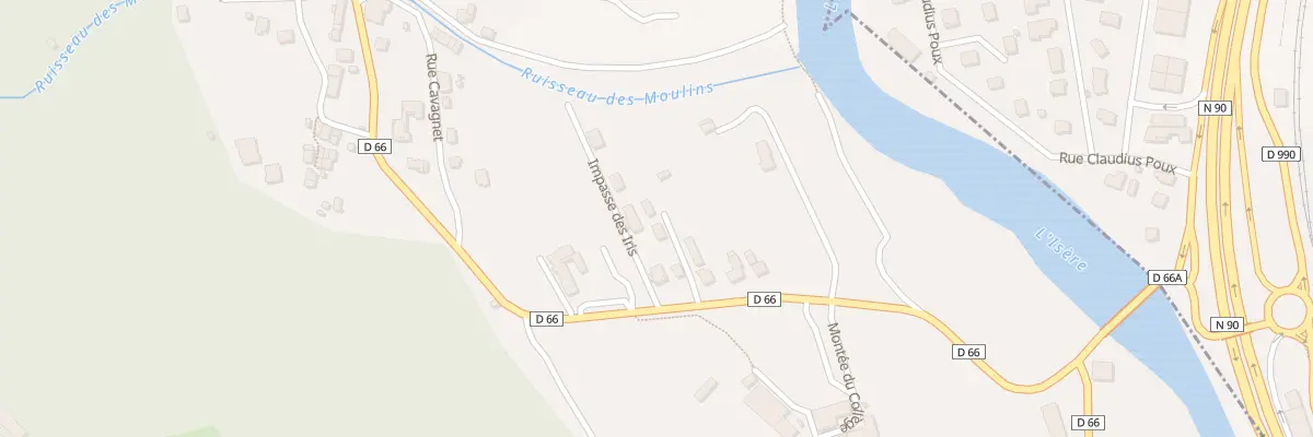Plan du 61 Che des Tartifles à Saint-Paul-sur-Isère