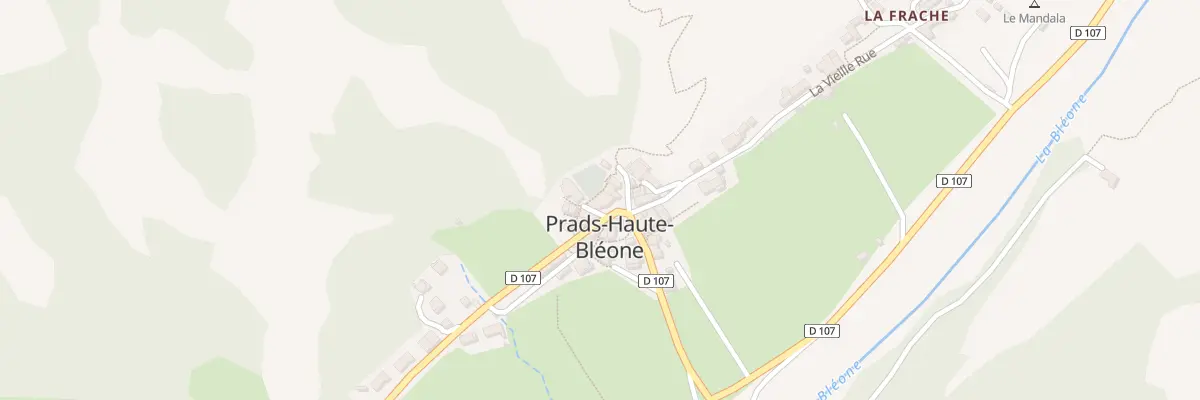 Plan du 5050 Le Village à Prads-Haute-Bléone