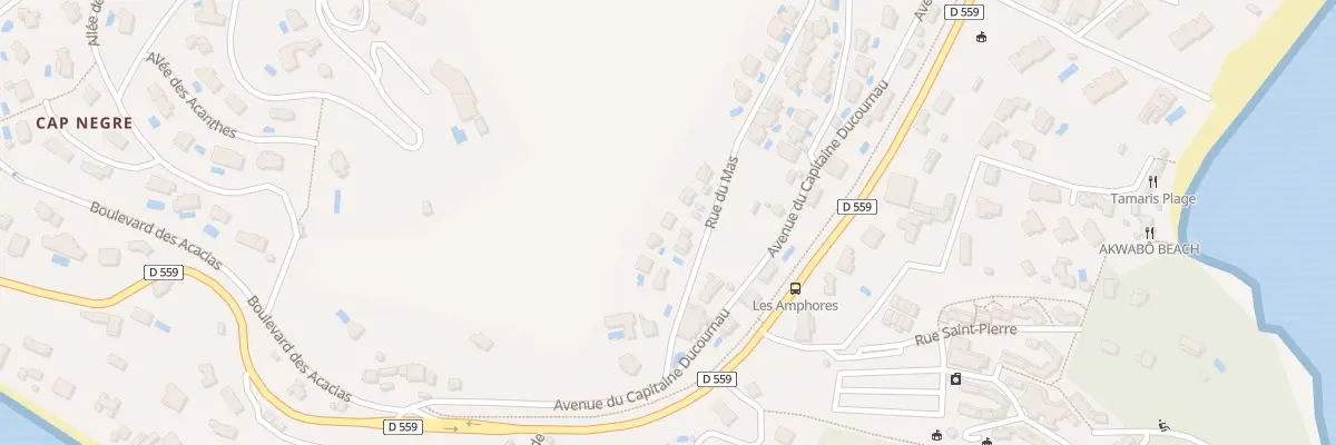 Plan du 207B Rue du Mas. au Lavandou