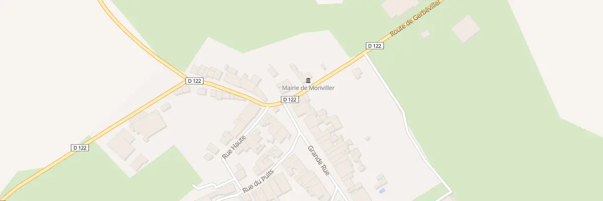 Plan du 1 Grande Rue à Moriviller