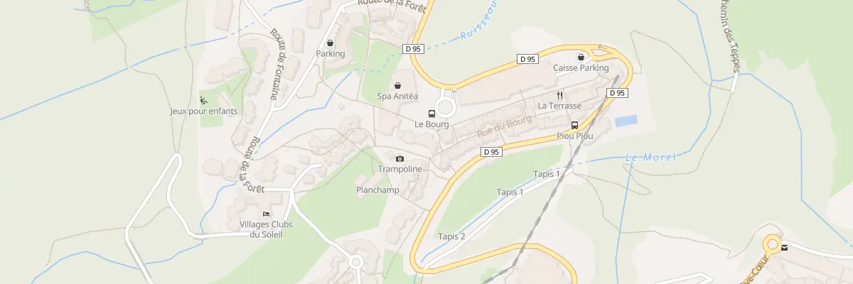 Plan du 3 Rue du Bourg aux Avanchers-Valmorel