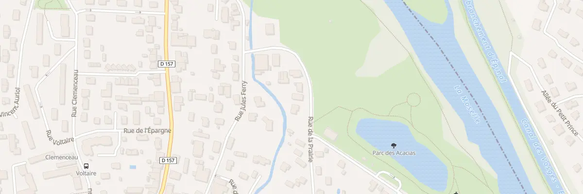 Plan du 23 Rue de la Prairie à Golbey