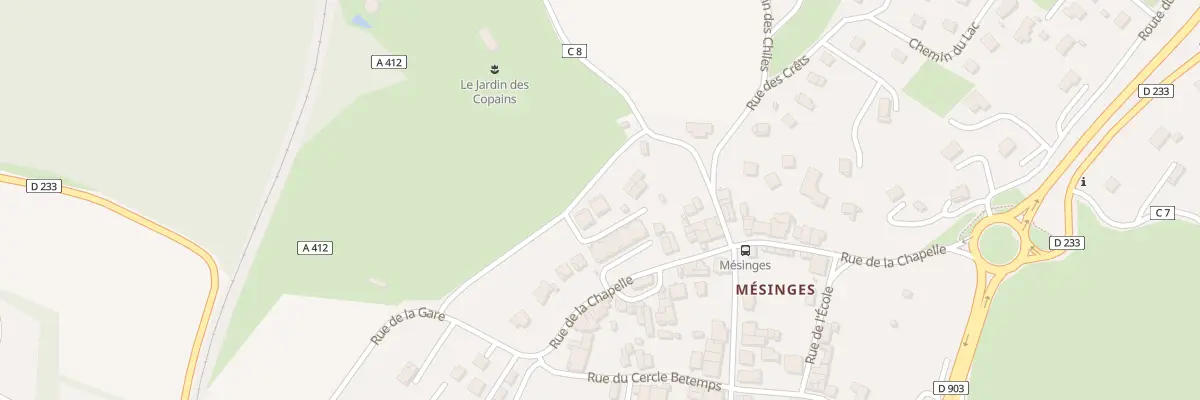Plan du 96C Rue de la gare à Allinges