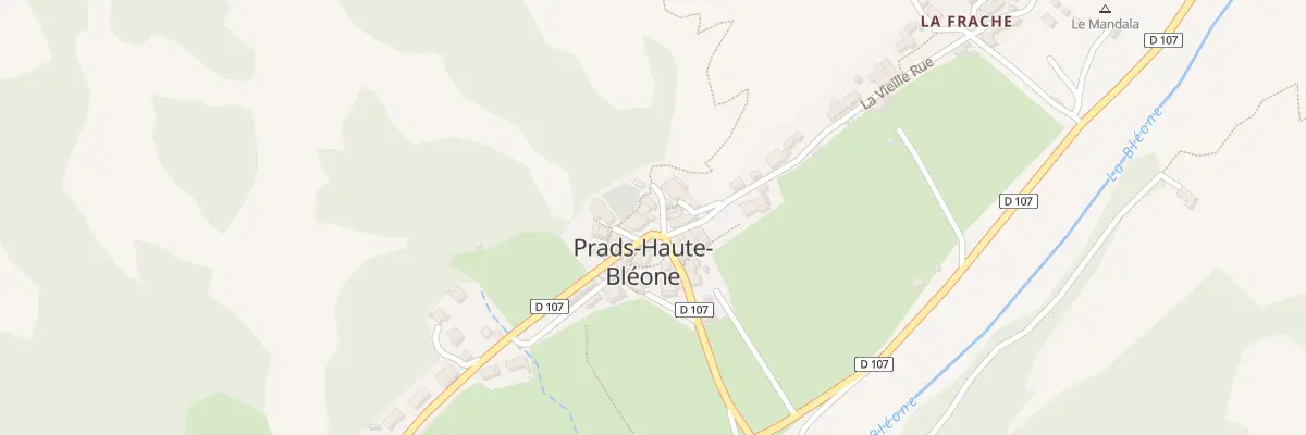 Plan du 5051 Le Village à Prads-Haute-Bléone