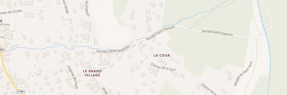 Plan du 5074 La Cour à Tours-en-Savoie