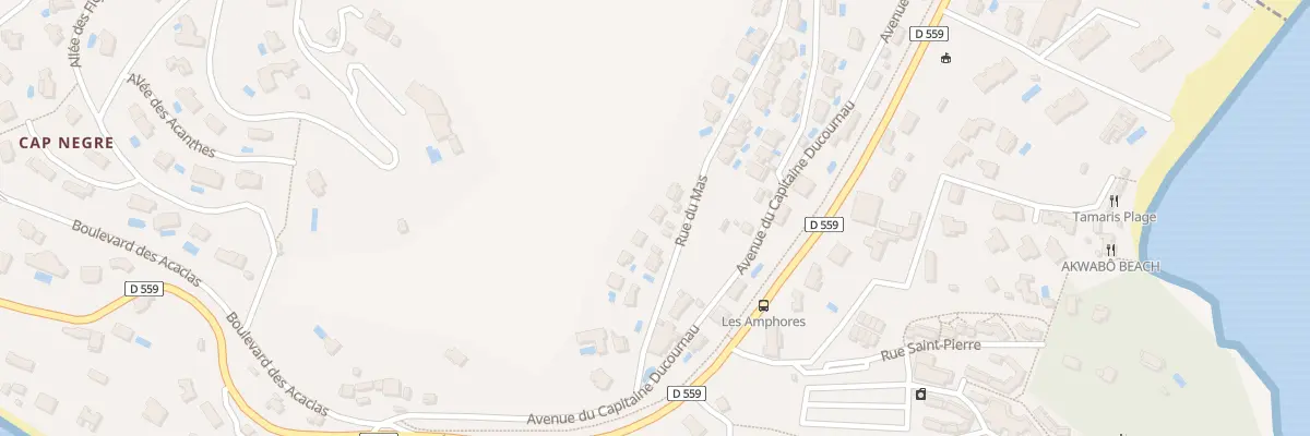 Plan du 207 Rue du Mas. au Lavandou