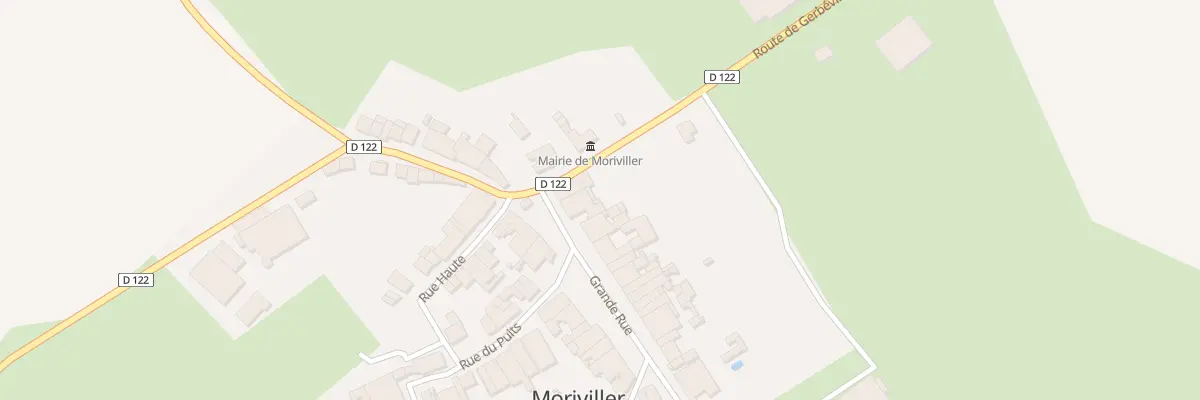 Plan du 3 Grande Rue à Moriviller