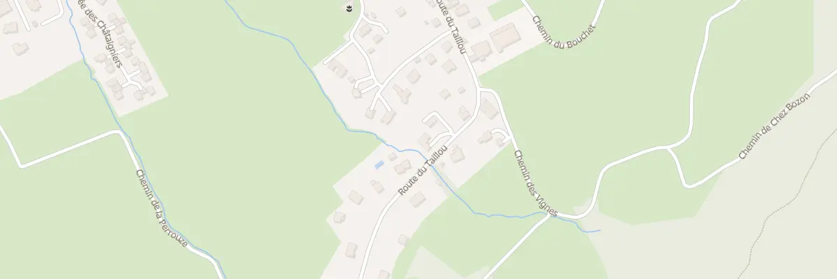 Plan du 406 Rte du Taillou à Cervens