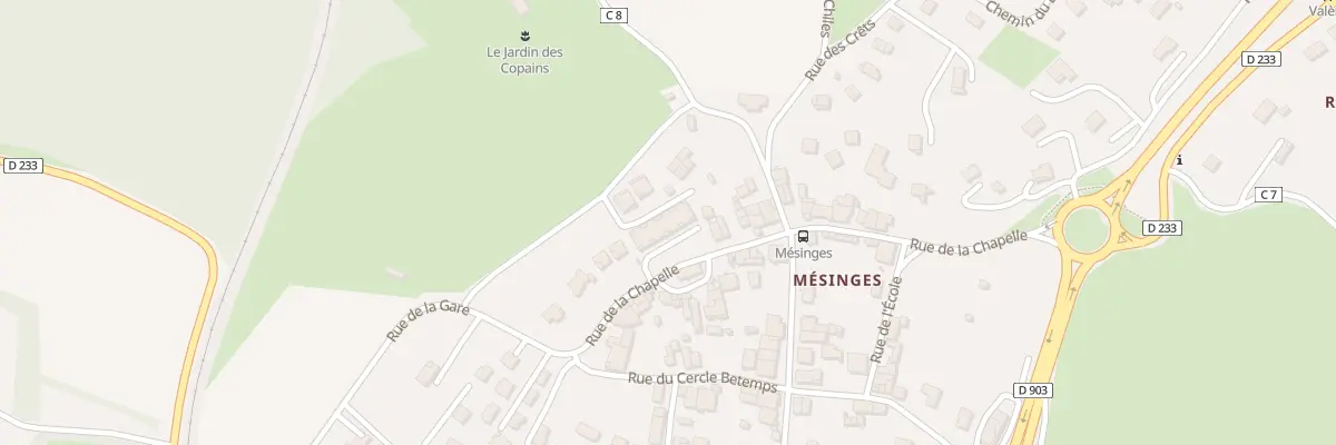 Plan du 390 Rue de la chapelle à Allinges