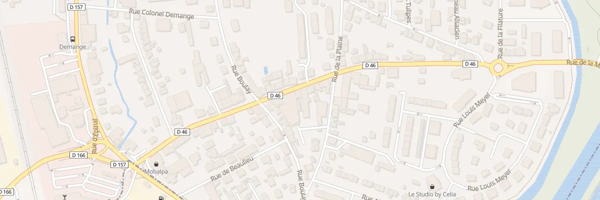 Plan du 24 Rue de la Moselle à Golbey