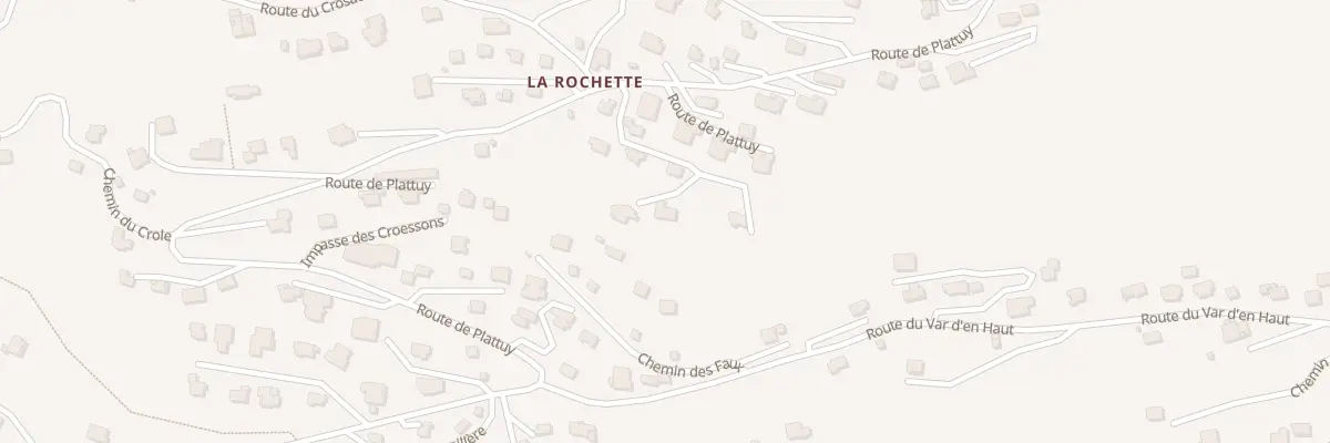 Plan du 112 Imp des Rhodos à La Clusaz