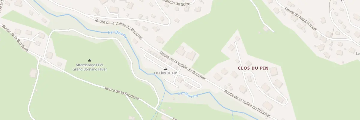 Plan du 1219 Rte de la Vallée du Bouchet au Grand-Bornand