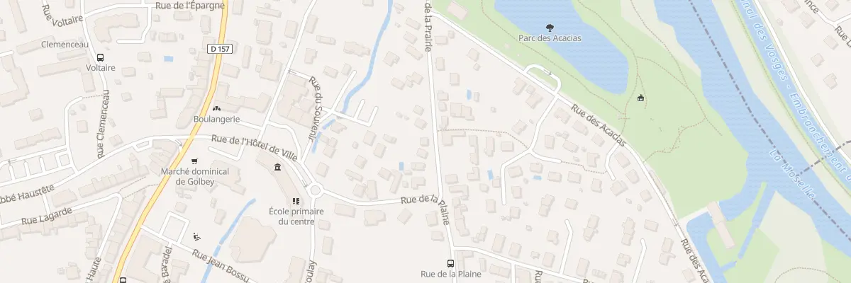 Plan du 5 Rue de la Prairie à Golbey
