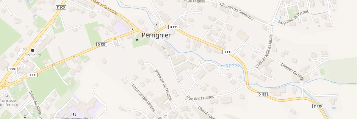 Plan du 13 Imp des Frasses à Perrignier