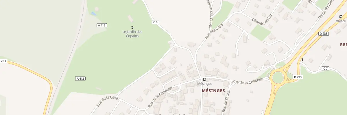 Plan du 25A Rue de la gare à Allinges