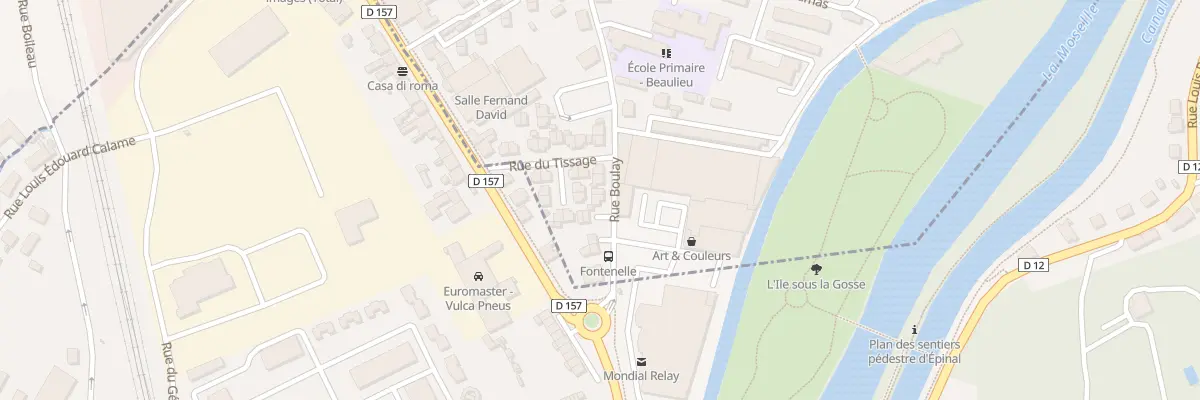 Plan du 58 Rue Boulay à Golbey