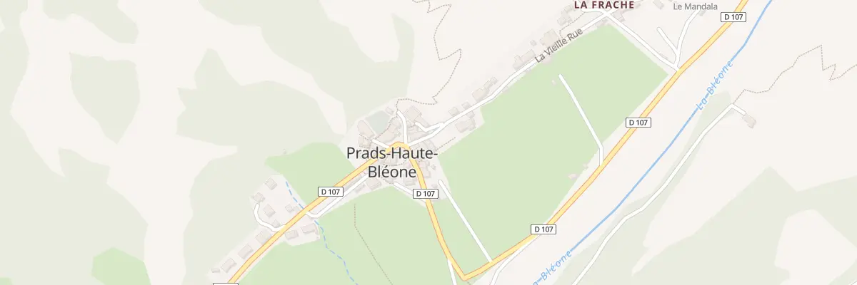 Plan du 5061 Le Village à Prads-Haute-Bléone