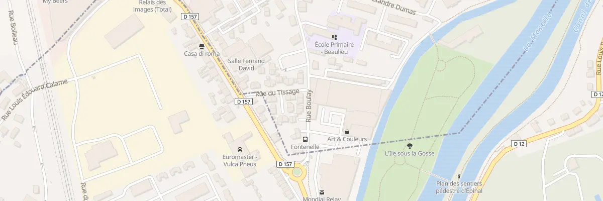 Plan du 54 Rue Boulay à Golbey