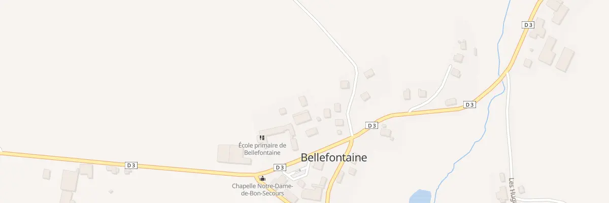 Plan du 346 Rte de Xertigny à Bellefontaine