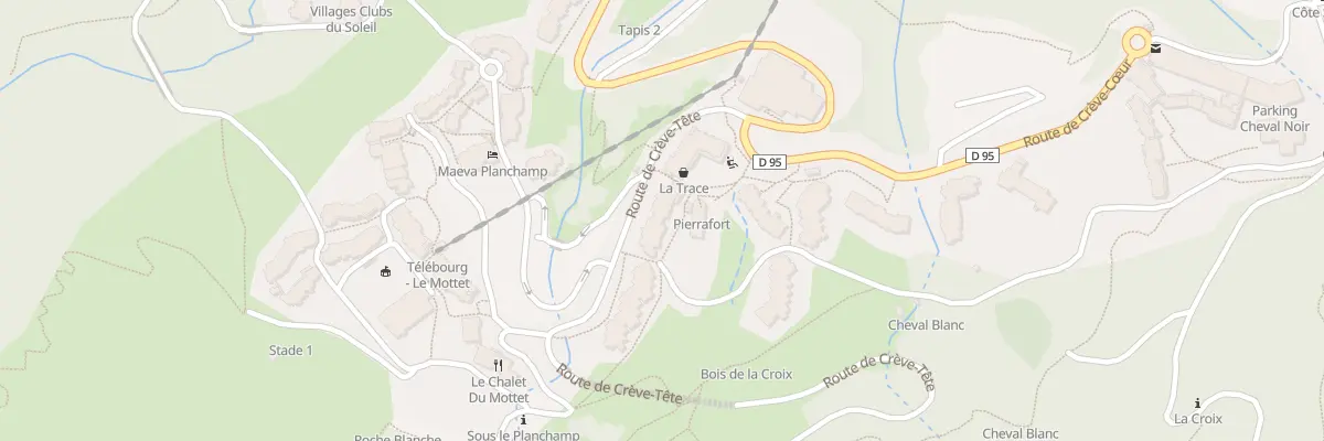 Plan du 8647 Imm Les Roches Blanches aux Avanchers-Valmorel