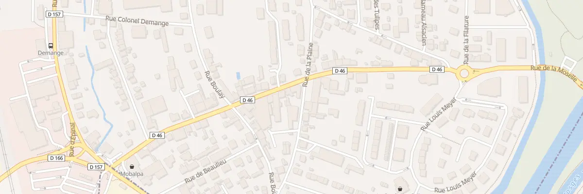 Plan du 30 Rue de la Moselle à Golbey