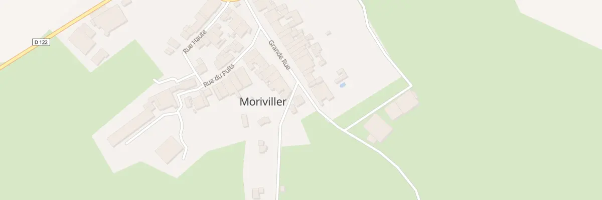 Plan du 14 Grande Rue à Moriviller