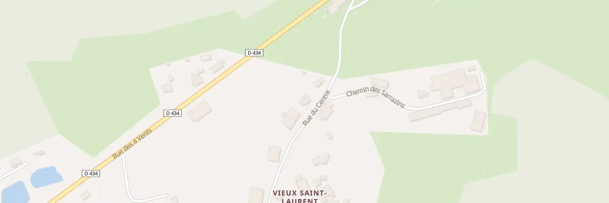 Plan du 6 Rue du Centre à Épinal
