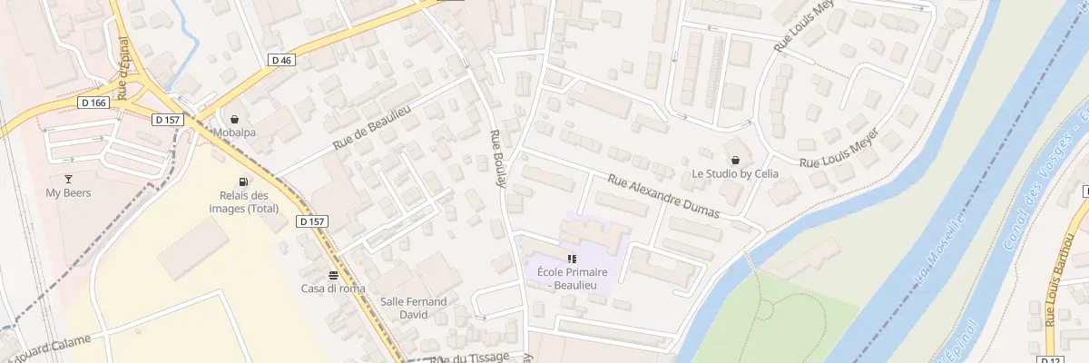 Plan du 4 Rue Alexandre Dumas à Golbey