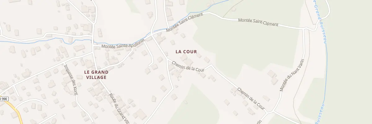 Plan du 145 Che de la Cour à Tours-en-Savoie