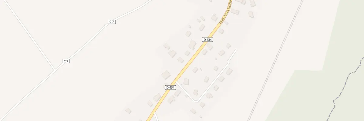 Plan du 618 Rue de la Voge à Dounoux