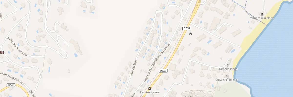 Plan du 240 Rue du Mas. au Lavandou