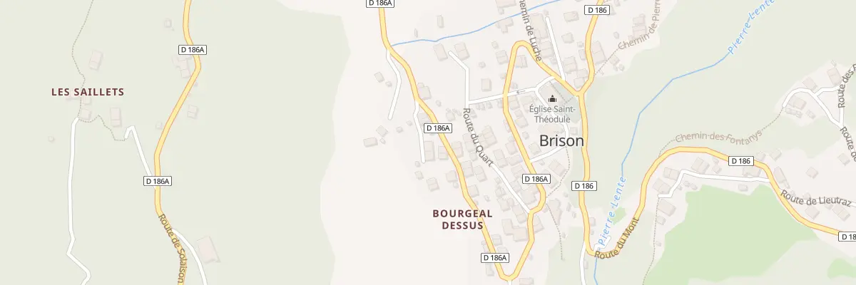 Plan du 43 Che des Beurres à Brizon